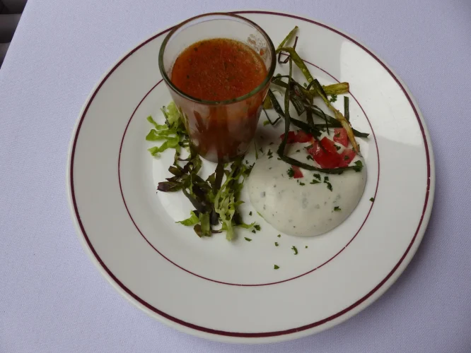 Bavarois de tomate