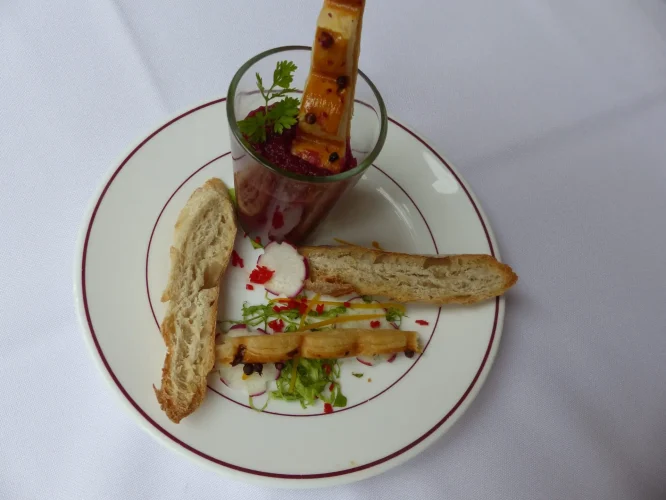 Velouté de betterave & framboise